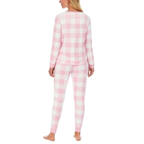 Jane and Bleecker - Silky Stretch Fleece “Stay In Bed” Pajama Set - New! - Picture 4 of 6
